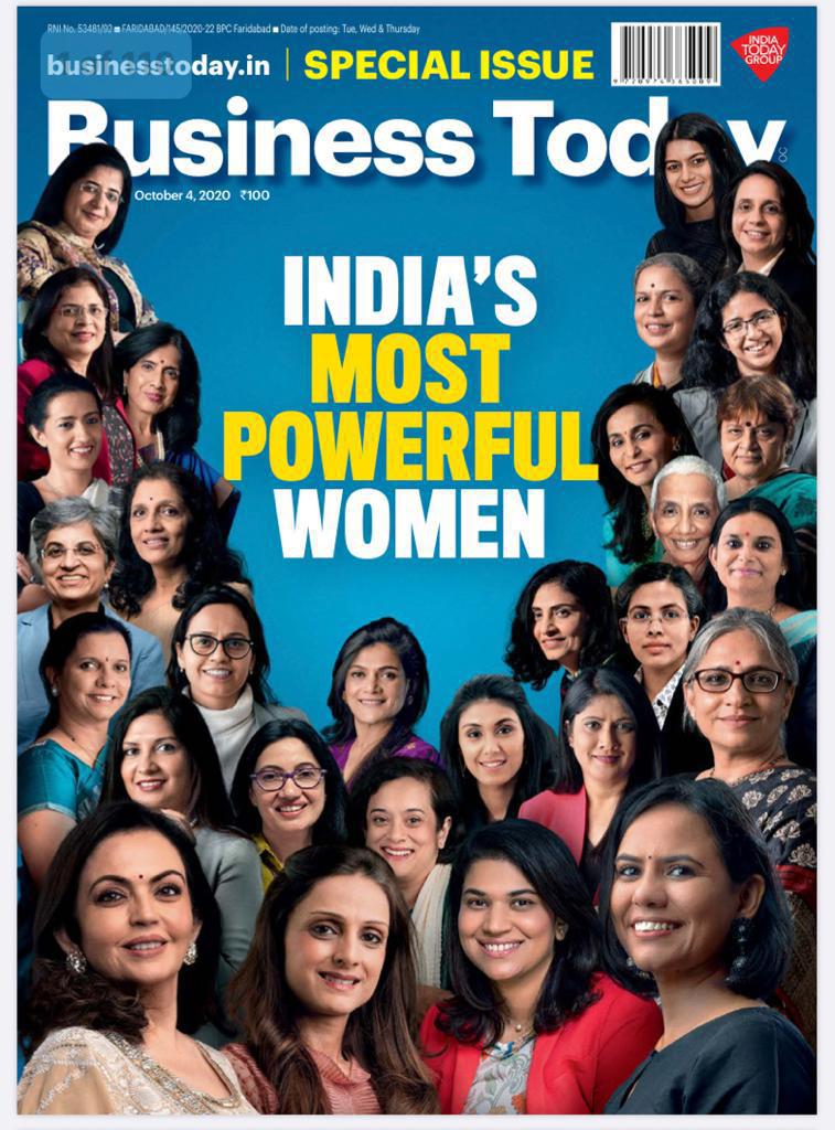Business Today India’s Most Powerful Women Award 2020 Business Today India’s Most Powerful Women Award 2020
