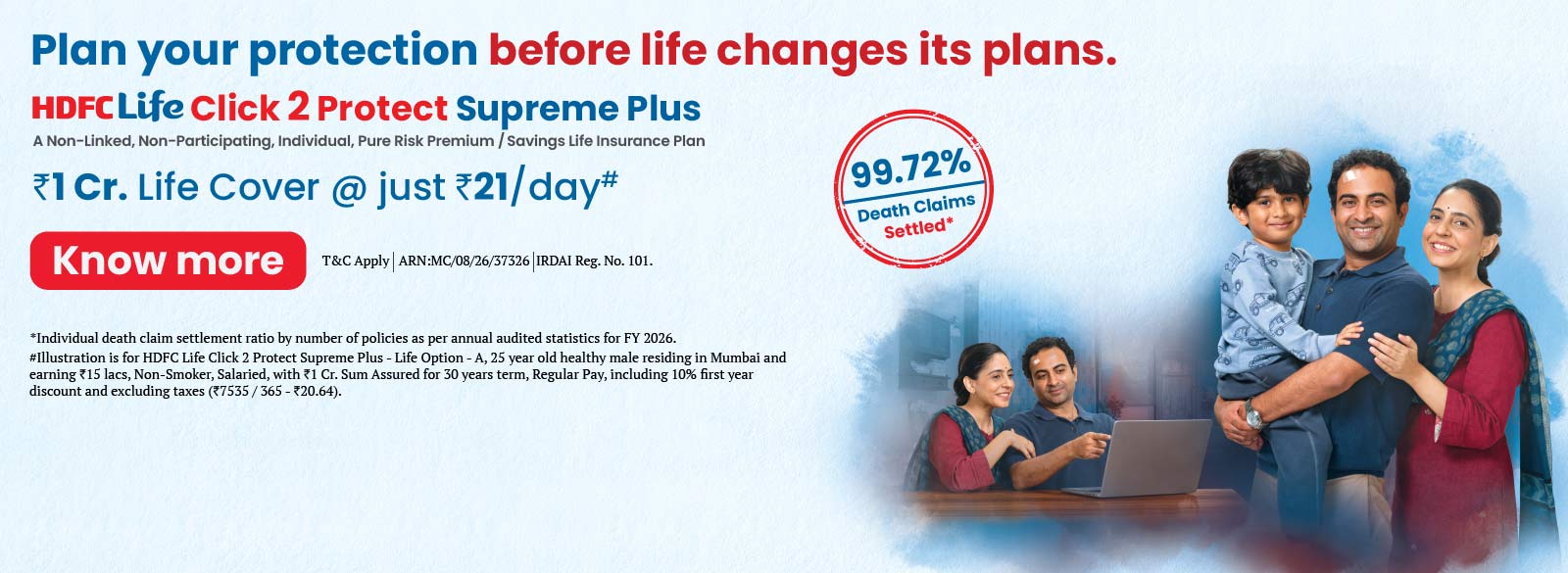 HDFC Life Click 2 Protect Supreme Plus
